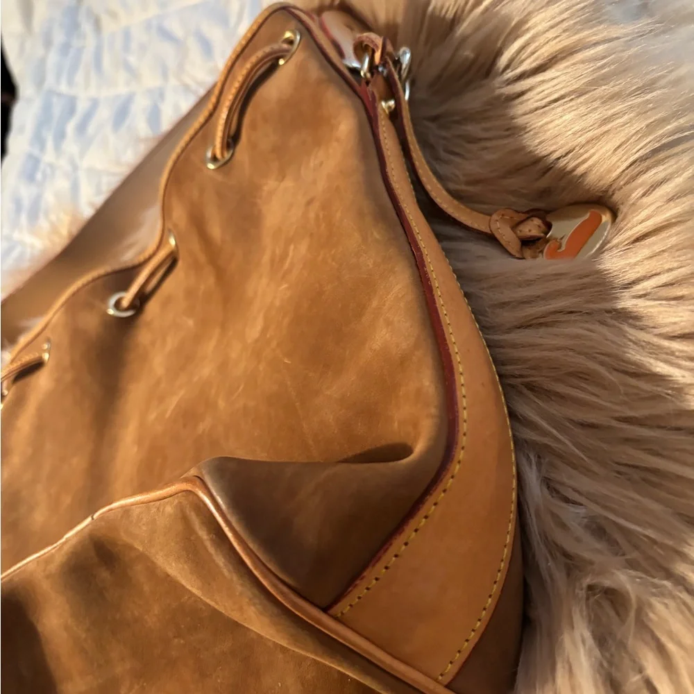 Elegant Brown Leather Hobo Bag